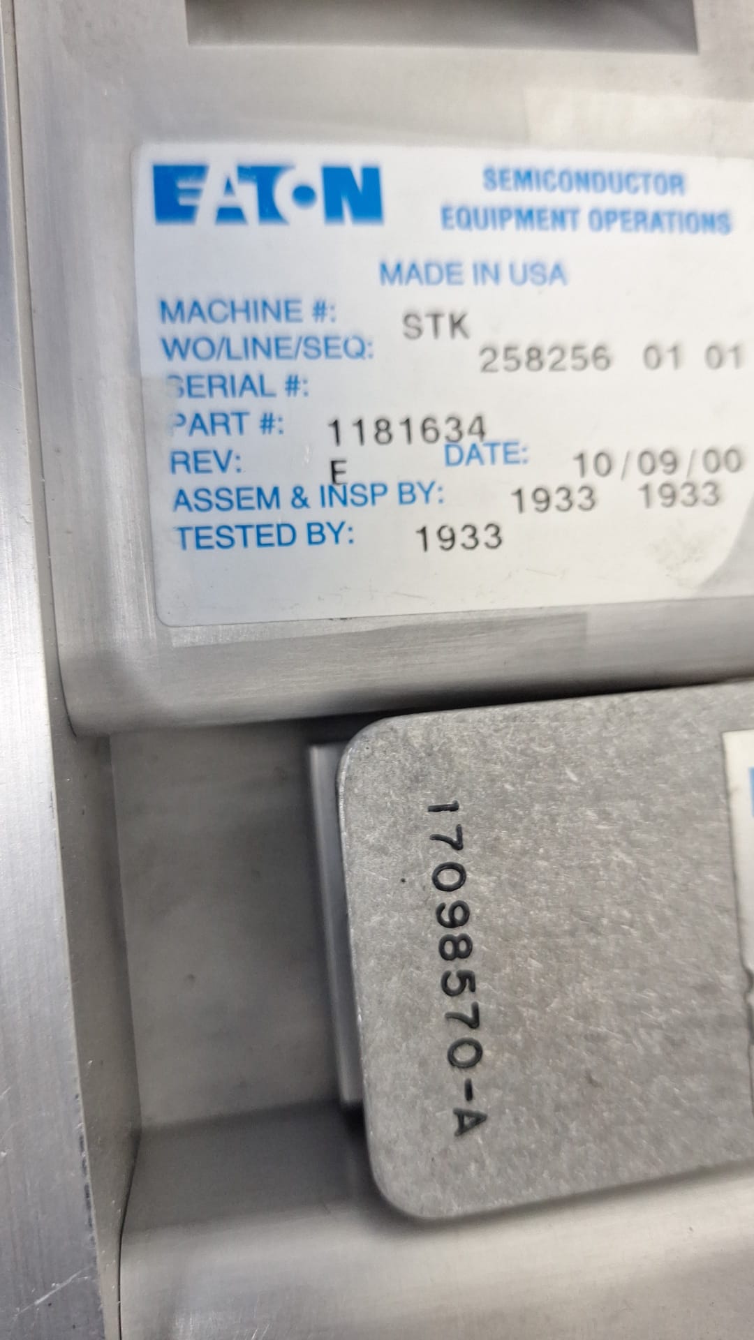 Used Axcelis  GSD/HE/VHE Parts