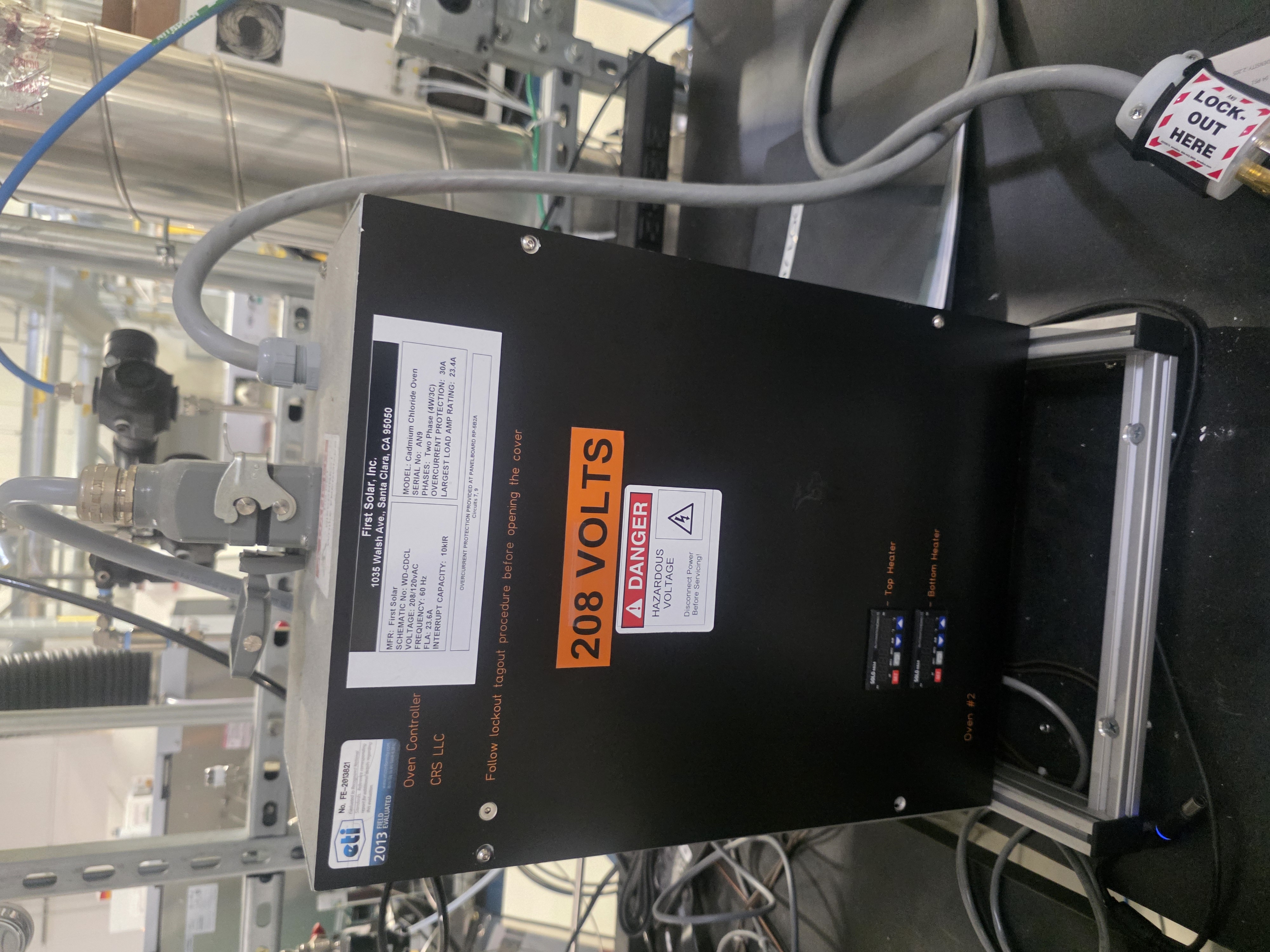 Used Cadmium Chloride Prep Oven