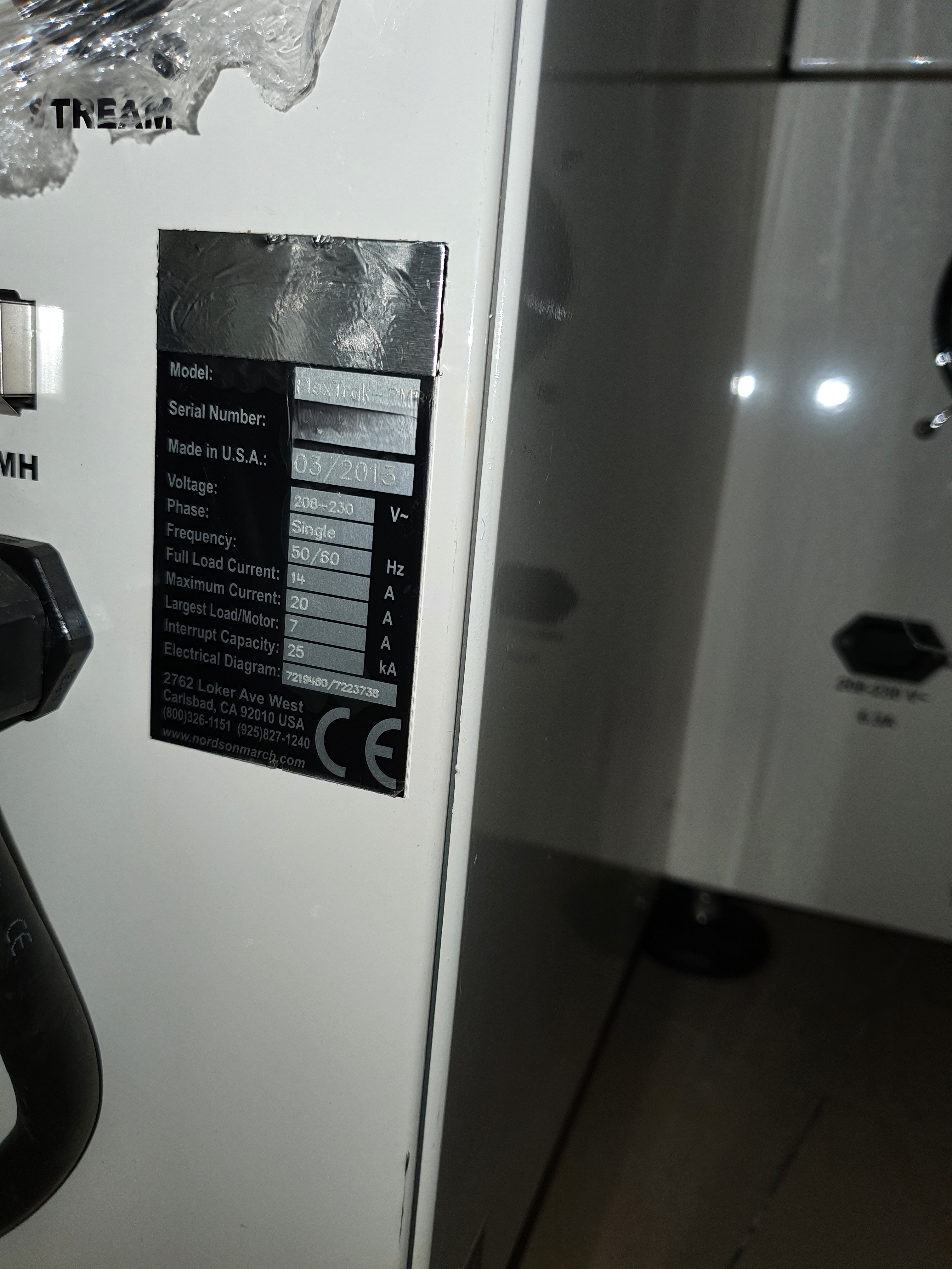 Used March   FlexTRAK-2MB Plasma