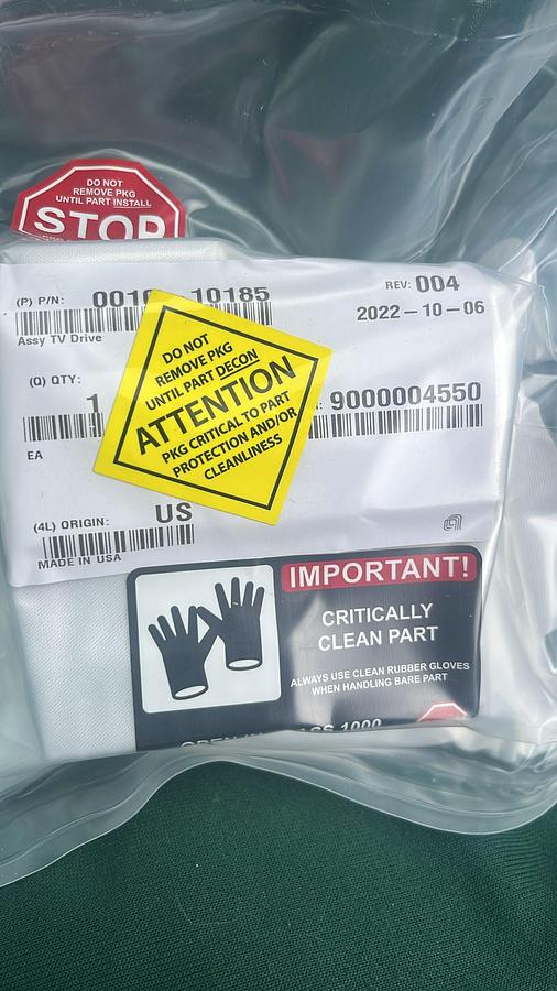 Used Applied Materials AMAT 0010-10185 ASSY,DRIVE ETCH