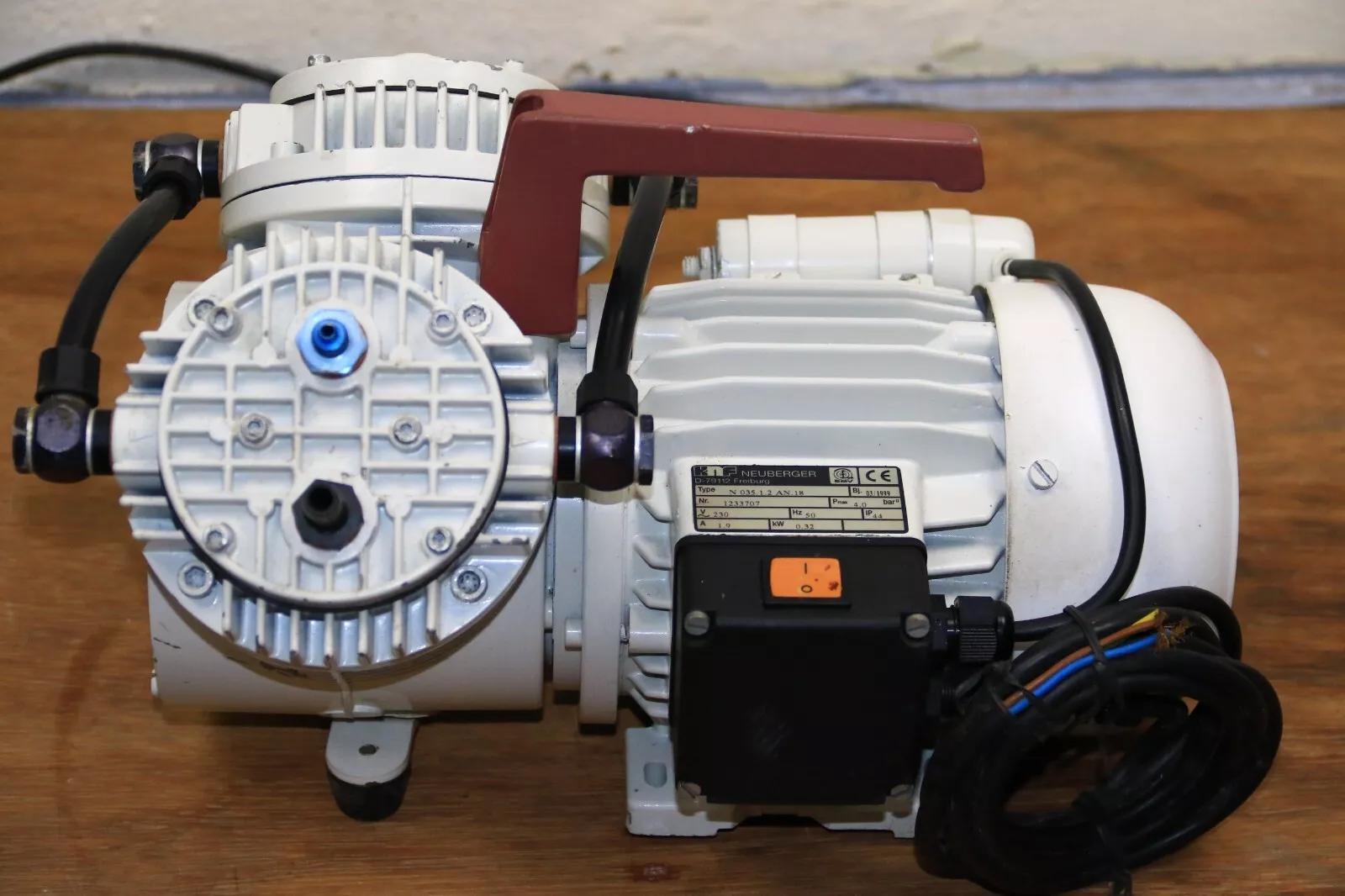 Used KNF Neubergrer N 035.1.2 AN.18 DIAPHRAGM VACUUM PUMPS