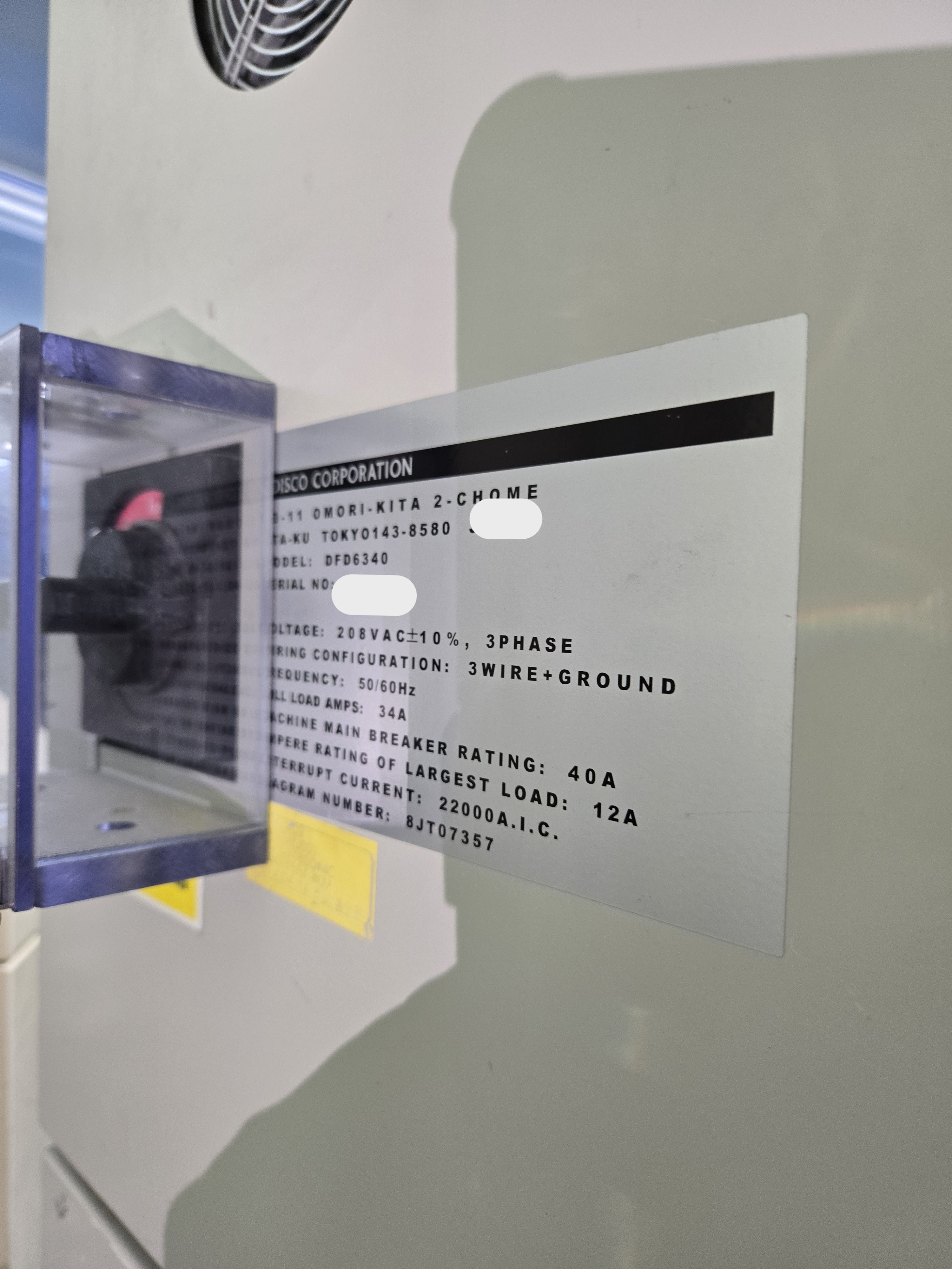 Used 2006 Disco EAD6340K + HANMI 3500D