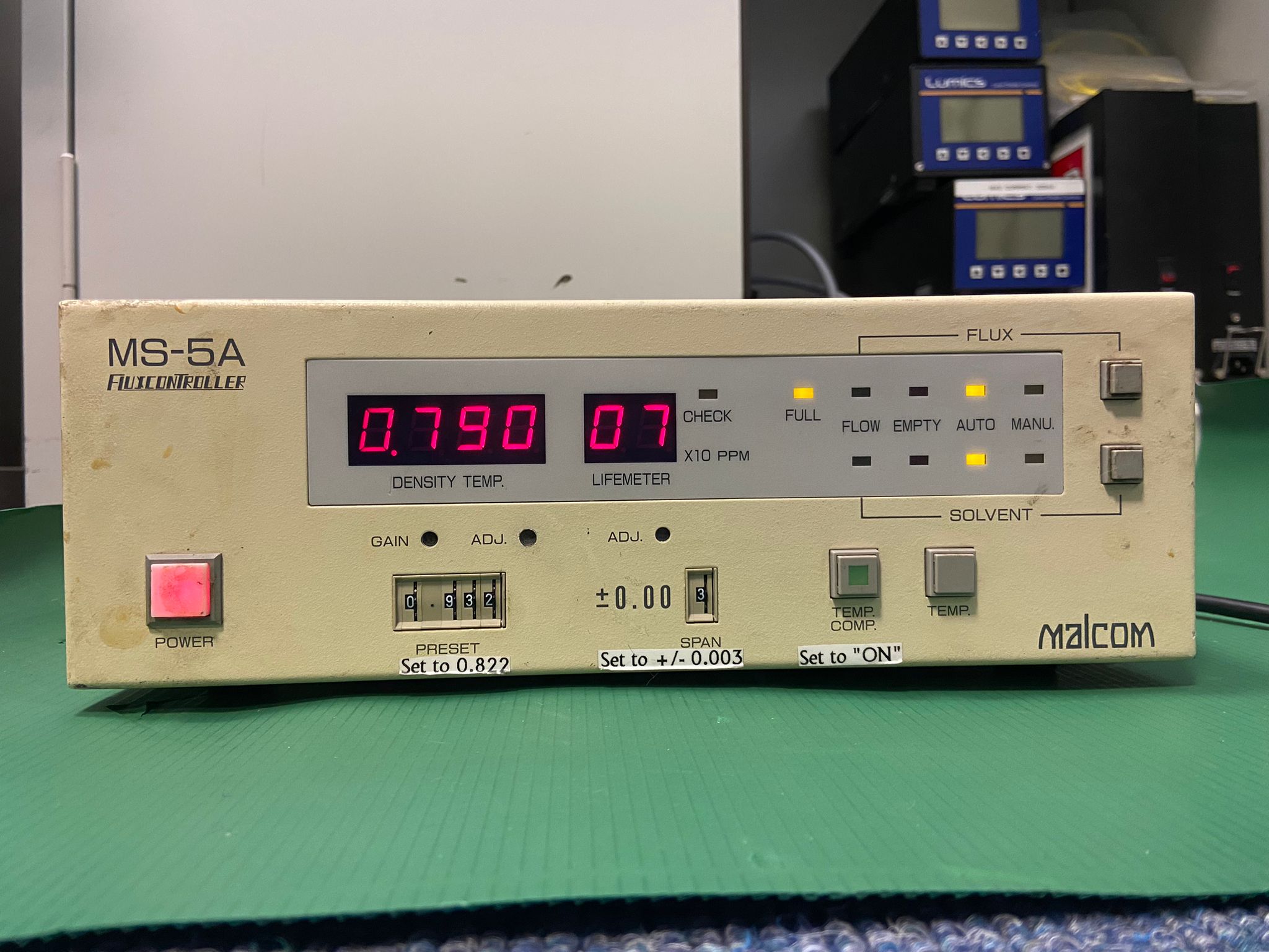 Used Malcolm MS-5A FLUXCONTROLLER
