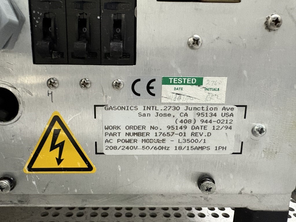 Used 1994 Gasonics L3300 - 150mm Asher