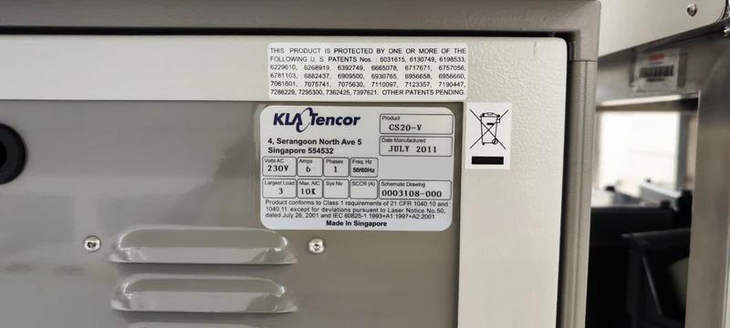 Used 2011 KLA  Candela CS 20 Surface Inspection System 6"