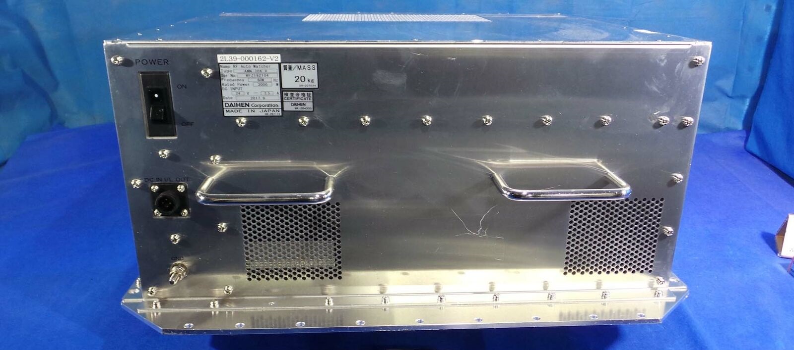 Used Daihen Corporation AMN-30K-V RF Auto Matcher