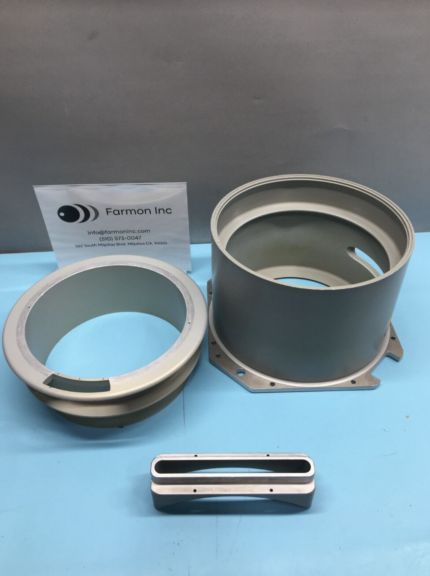 Used AMAT MXP+ ETCH CHAMBER AND CATHODE LINER SET, SLIT VALVE LINER SET, 119763