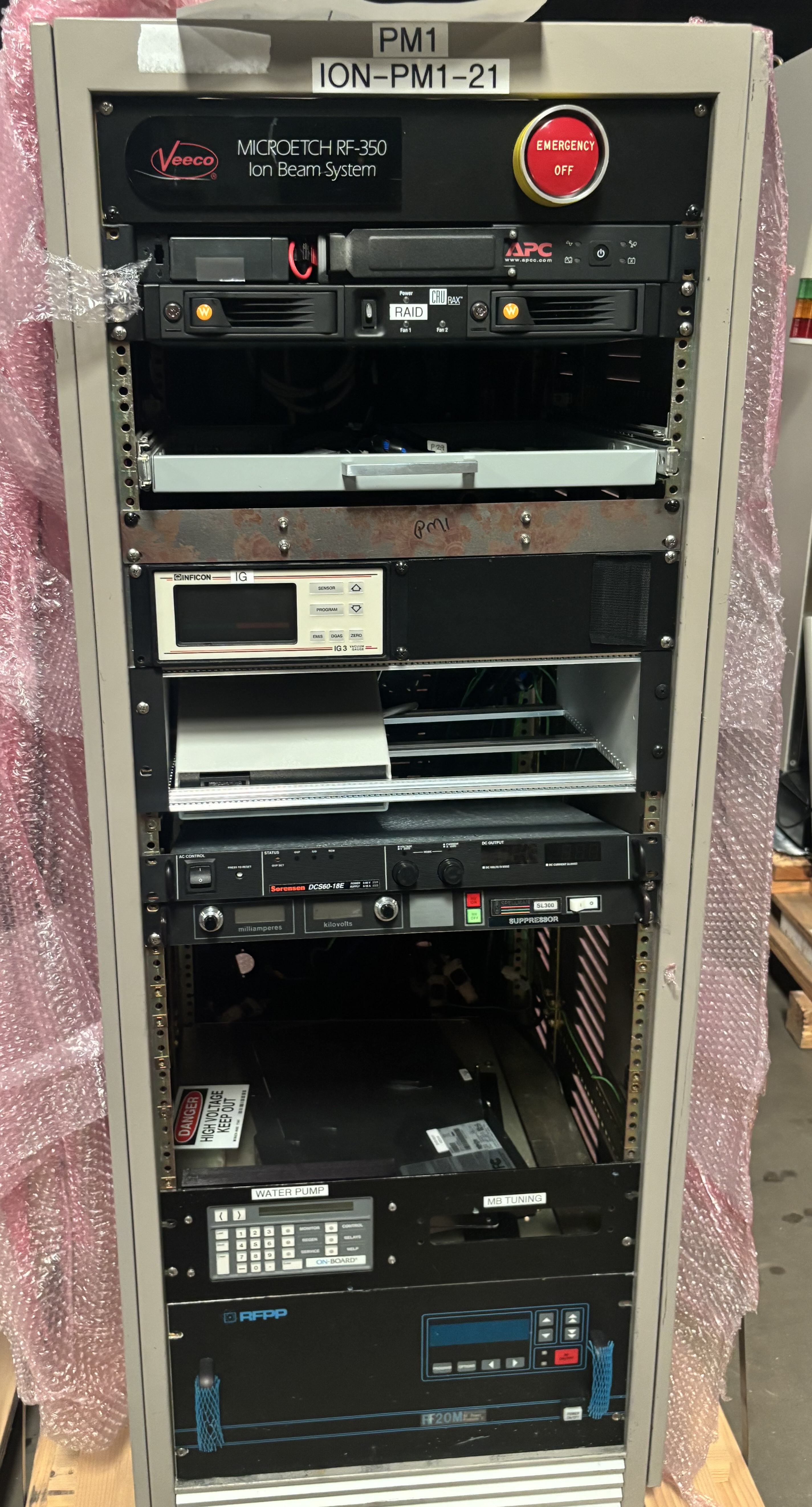 Used Veeco Microtech RF-350 Ion Beam System