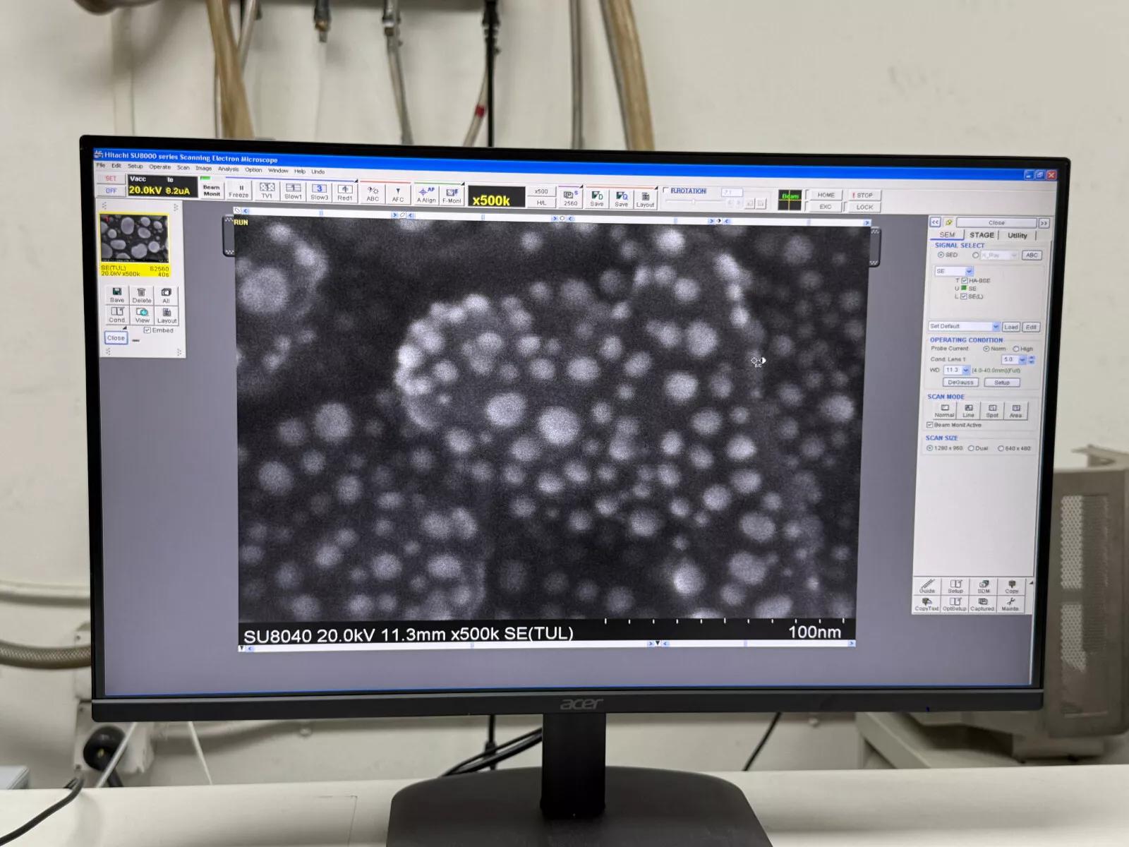 Used HITACHI SU8040 Scanning Electron Microscope