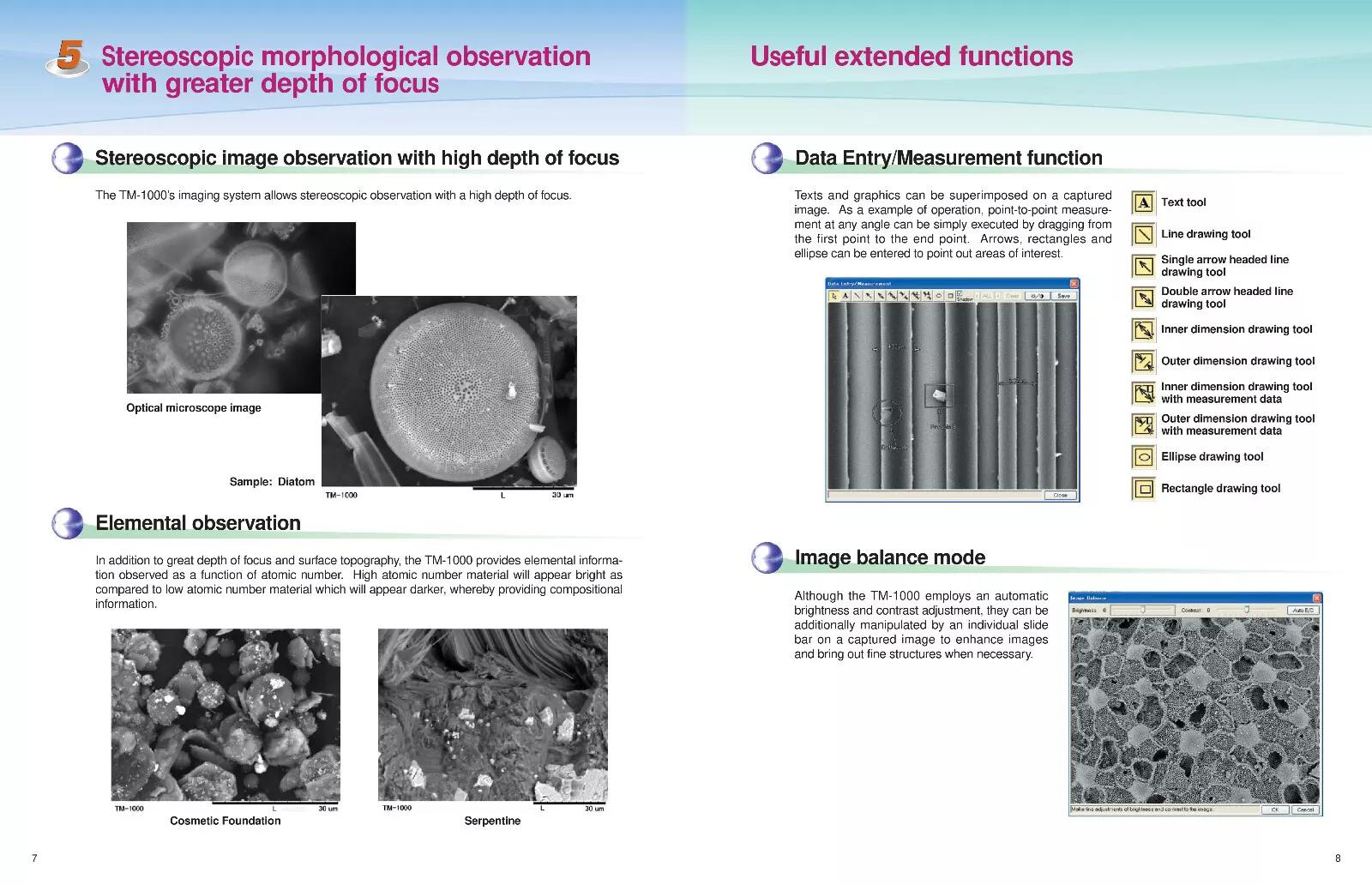 Used Hitachi Hightech TM1000 Tabletop Miscroscope