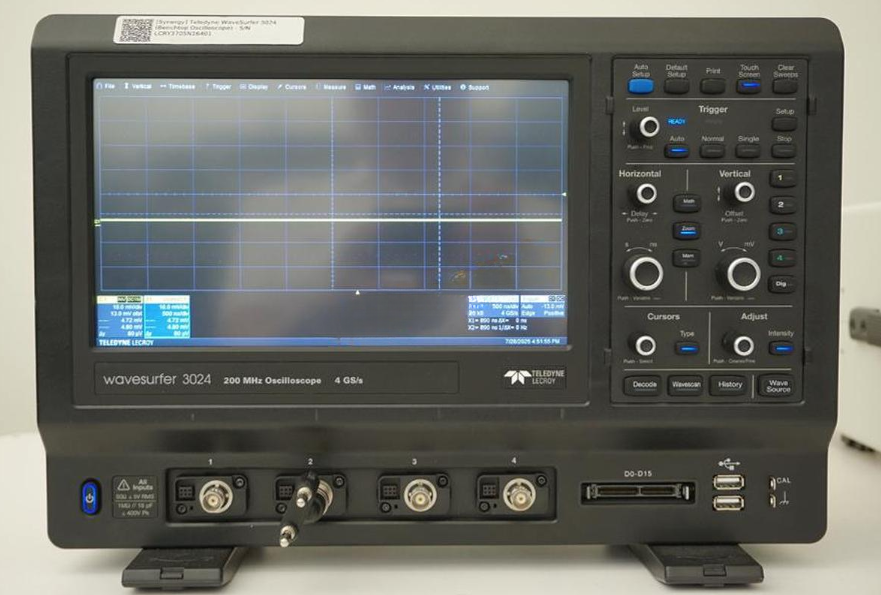 Used 2017 Teledyne Lecroy Wavesurfer WS3024 200 MHz 4 Channel Oscilloscope