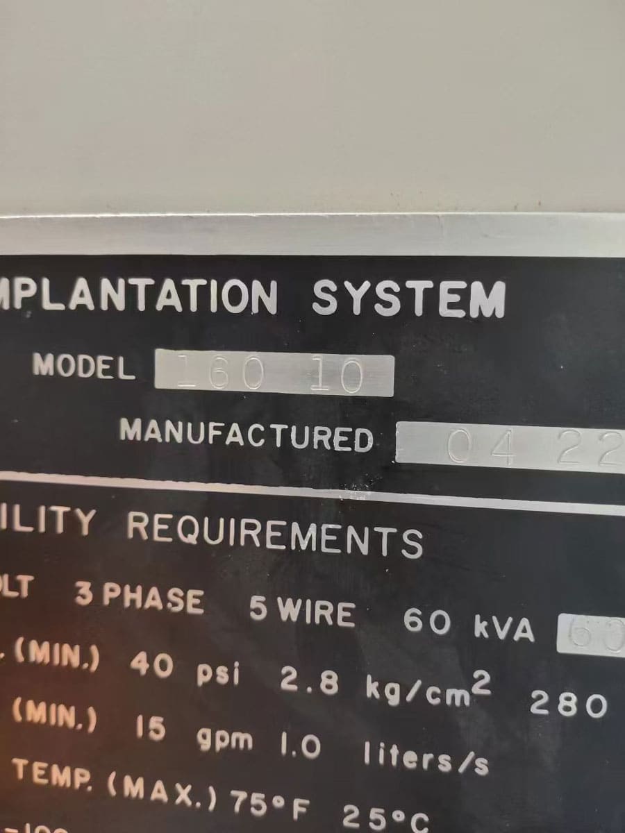 Refurbished 1989 Varian 160XP