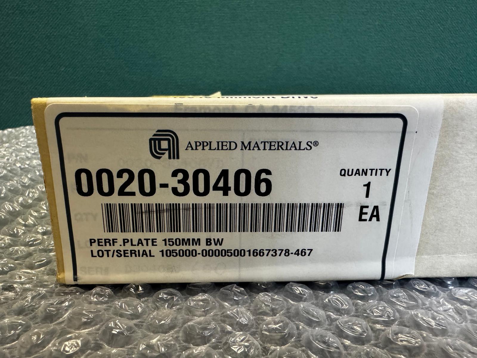Used Applied Materials AMAT 0020-30406 PERF PLATE 150MM BW CFO
