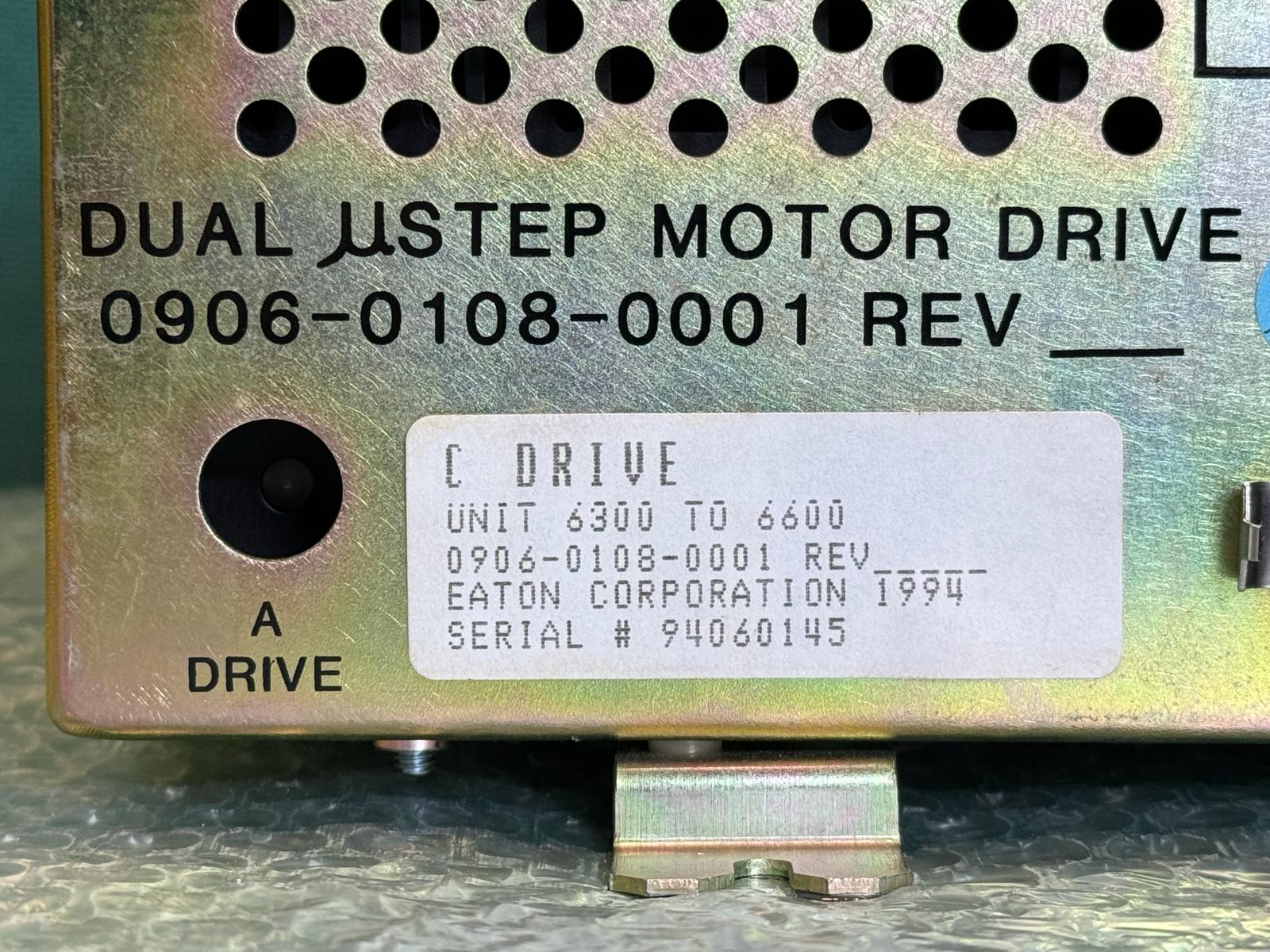 Used Eaton Nova 6200AV 6600 DUAL USTEP C DRIVE MOTOR DRIVE 0906-0108-0001