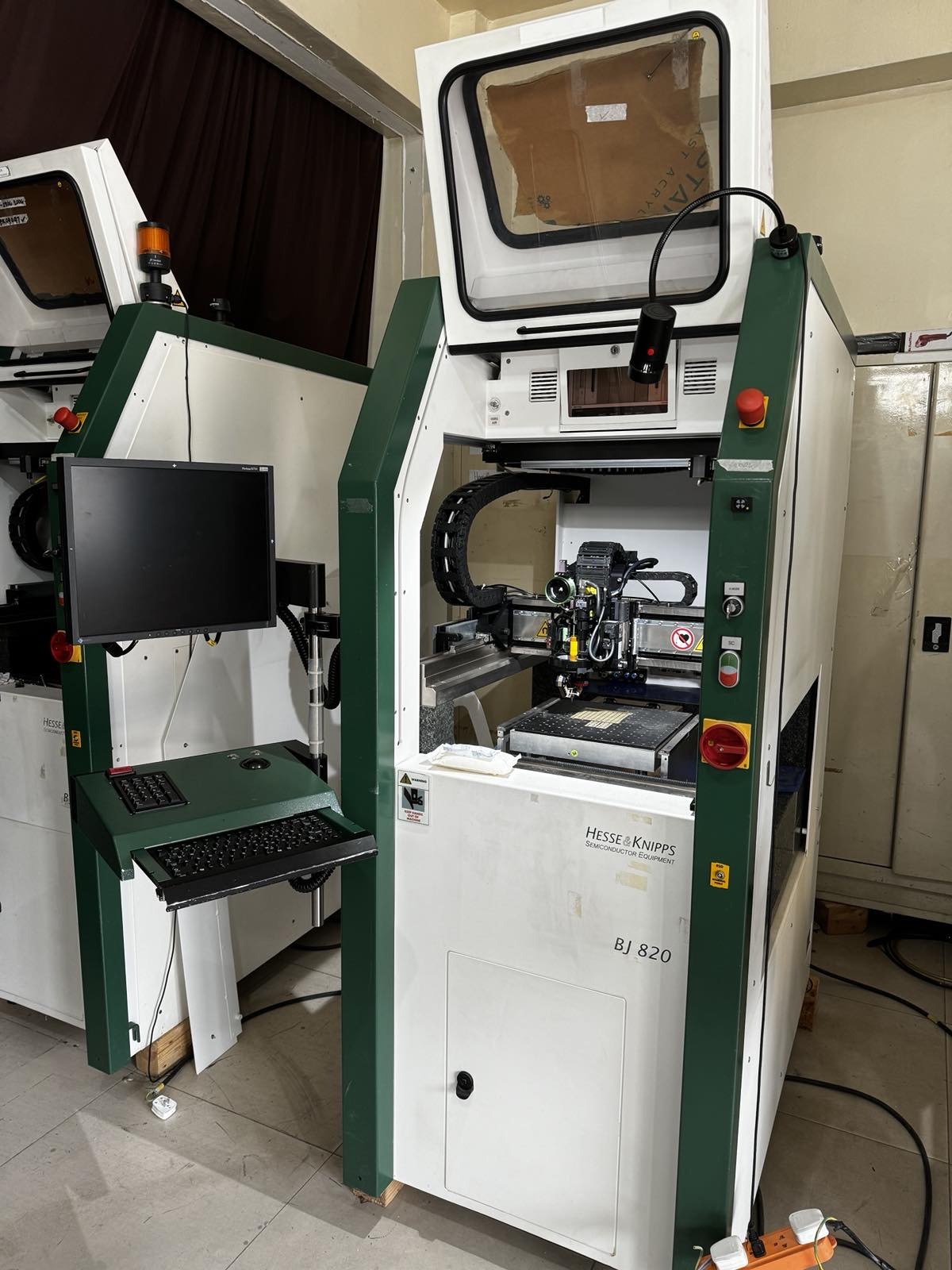 Used Hesse BJ820 Bonder with 45 Deg Bond Head