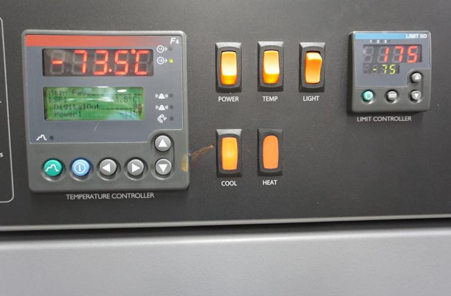 Used Test Equity 140 temperature chamber, 4 cuft, -73C to +175C