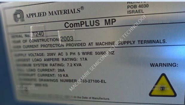 Used 2003 AMAT ComPLUS MP