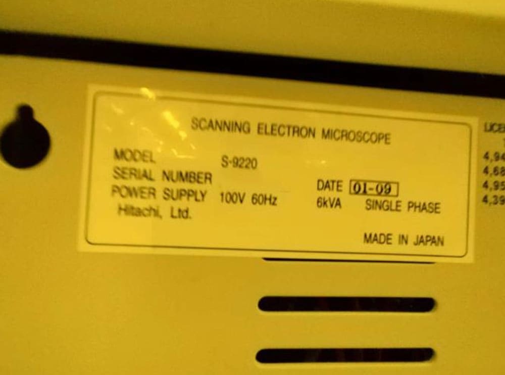 Used 2001 HITACHI S-9220