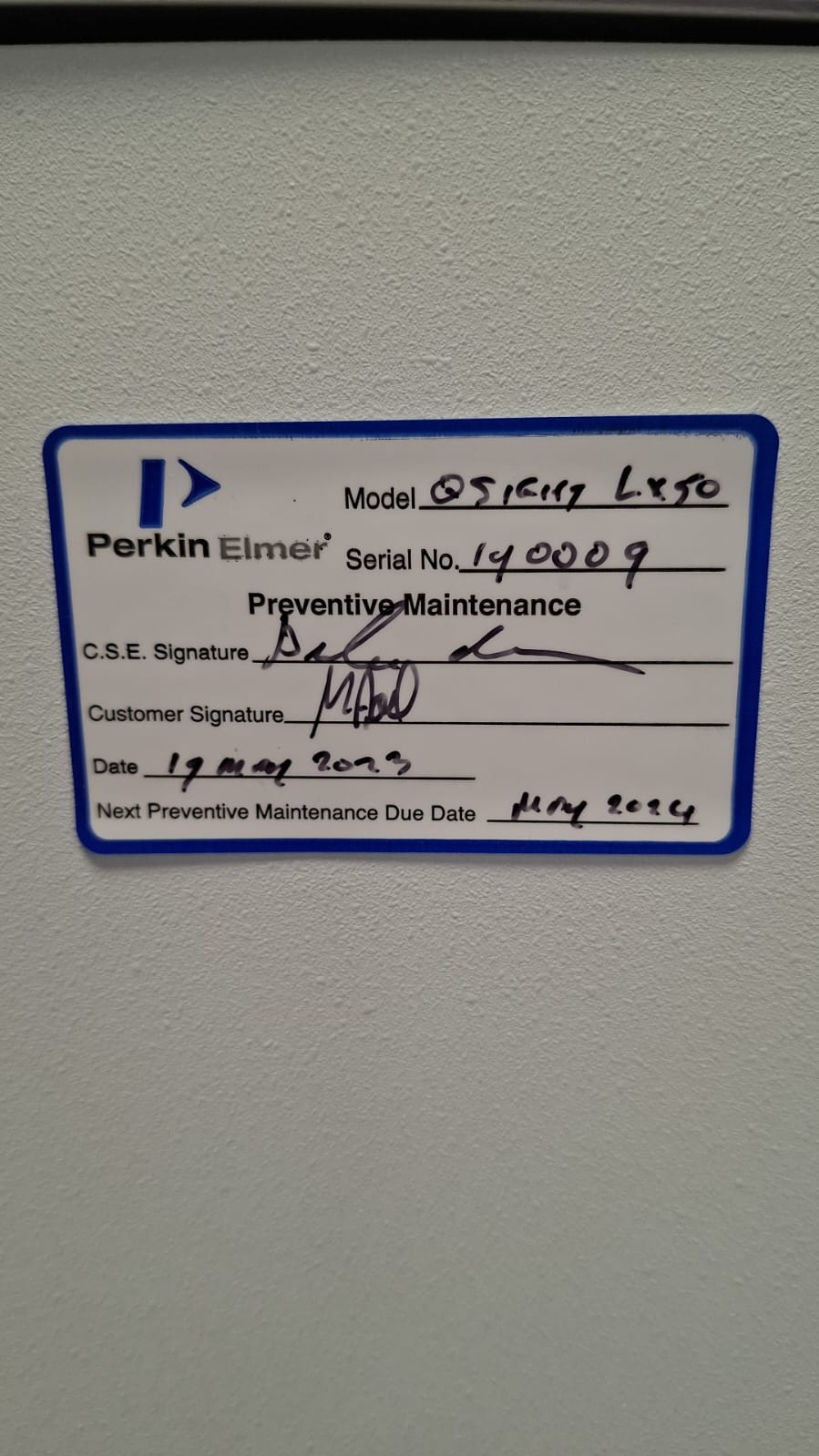 Used Perkin Elmer QSight LX50 UHPLC Column Temperature Module