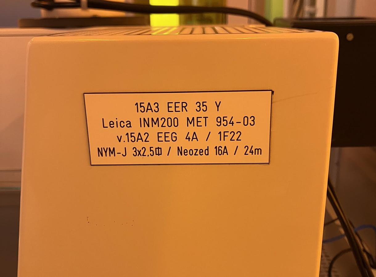 Used 2001 Leica Microscope INM200 (Olympus Handler) MET954-03