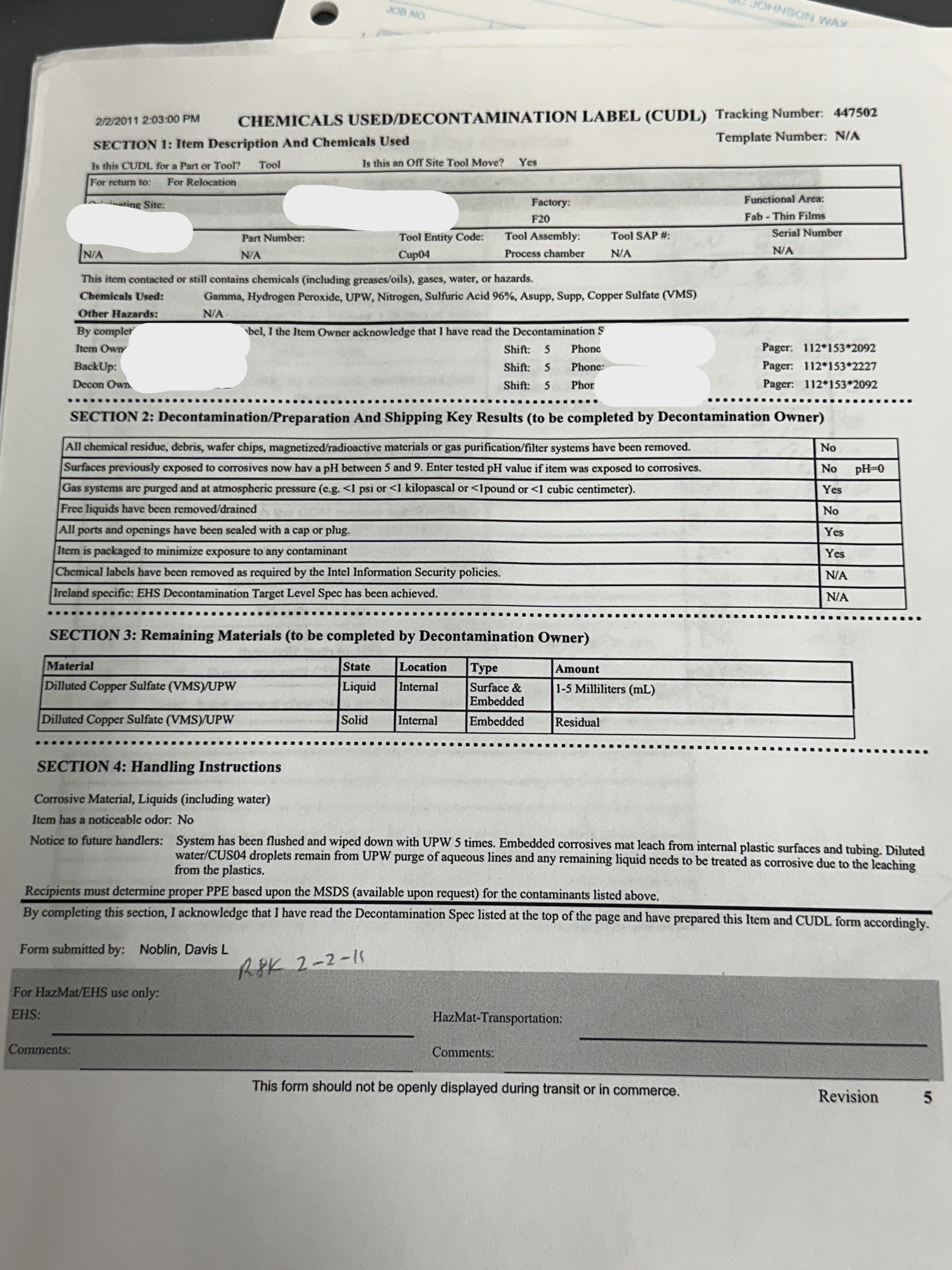 Used Novellus/ LAM Sabre XT Plating Tool