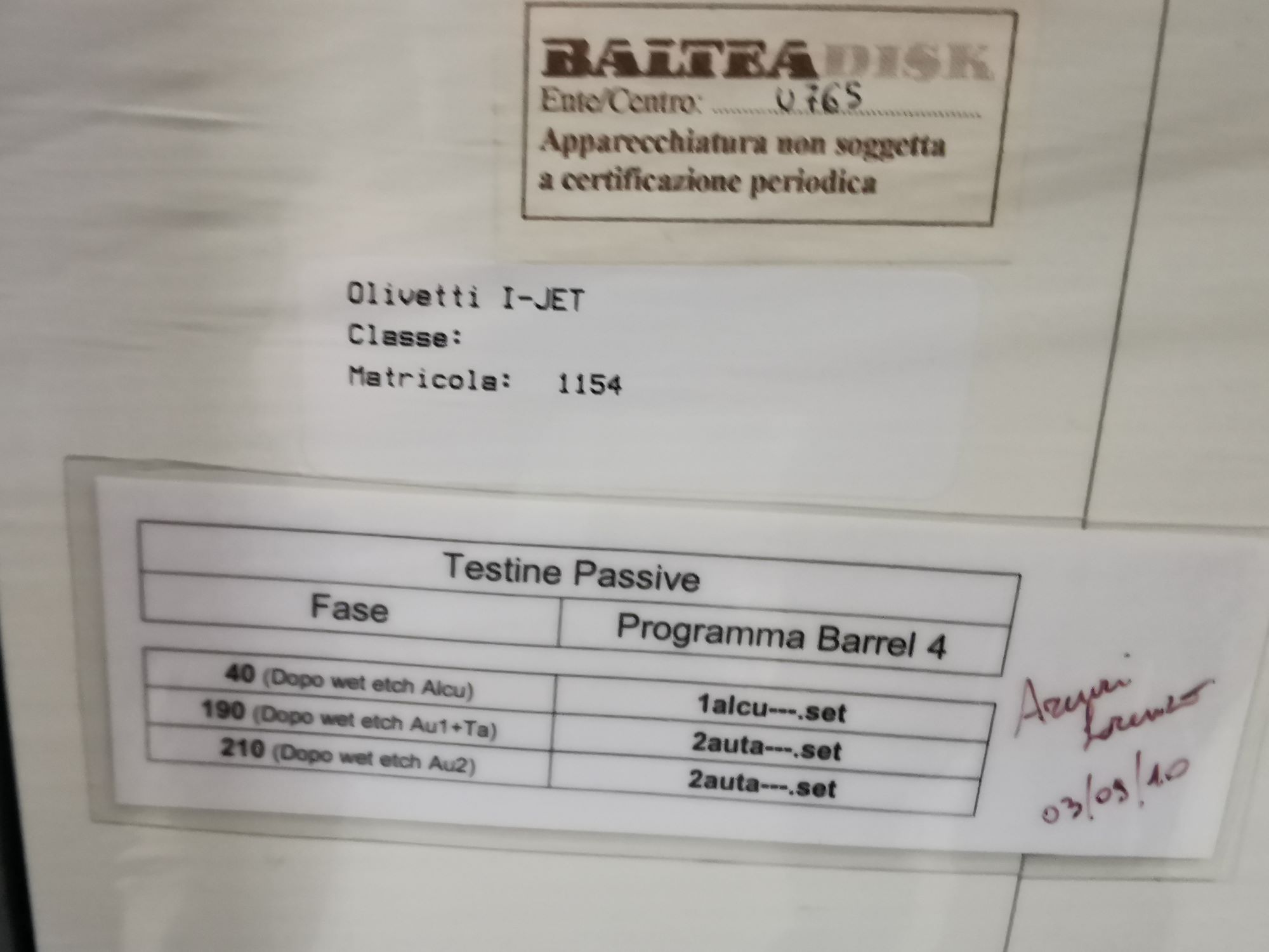 Used Baltradisk Barrell 4 asher