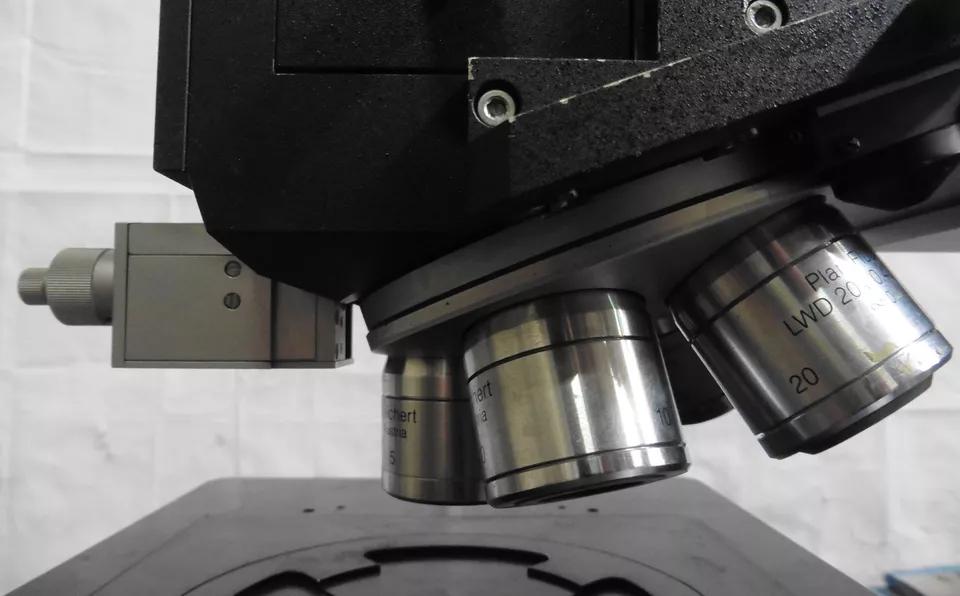 Used REICHERT-JUNG Polyvar MET 30 06 04 Upright Microscope w/ Polaroid Camera