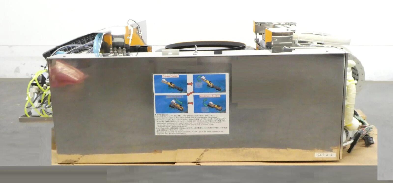 Used TEL TEL Tokyo Electron 300mm Wafer 8 Nozzle COT Coat Process Station Lithius Surplus