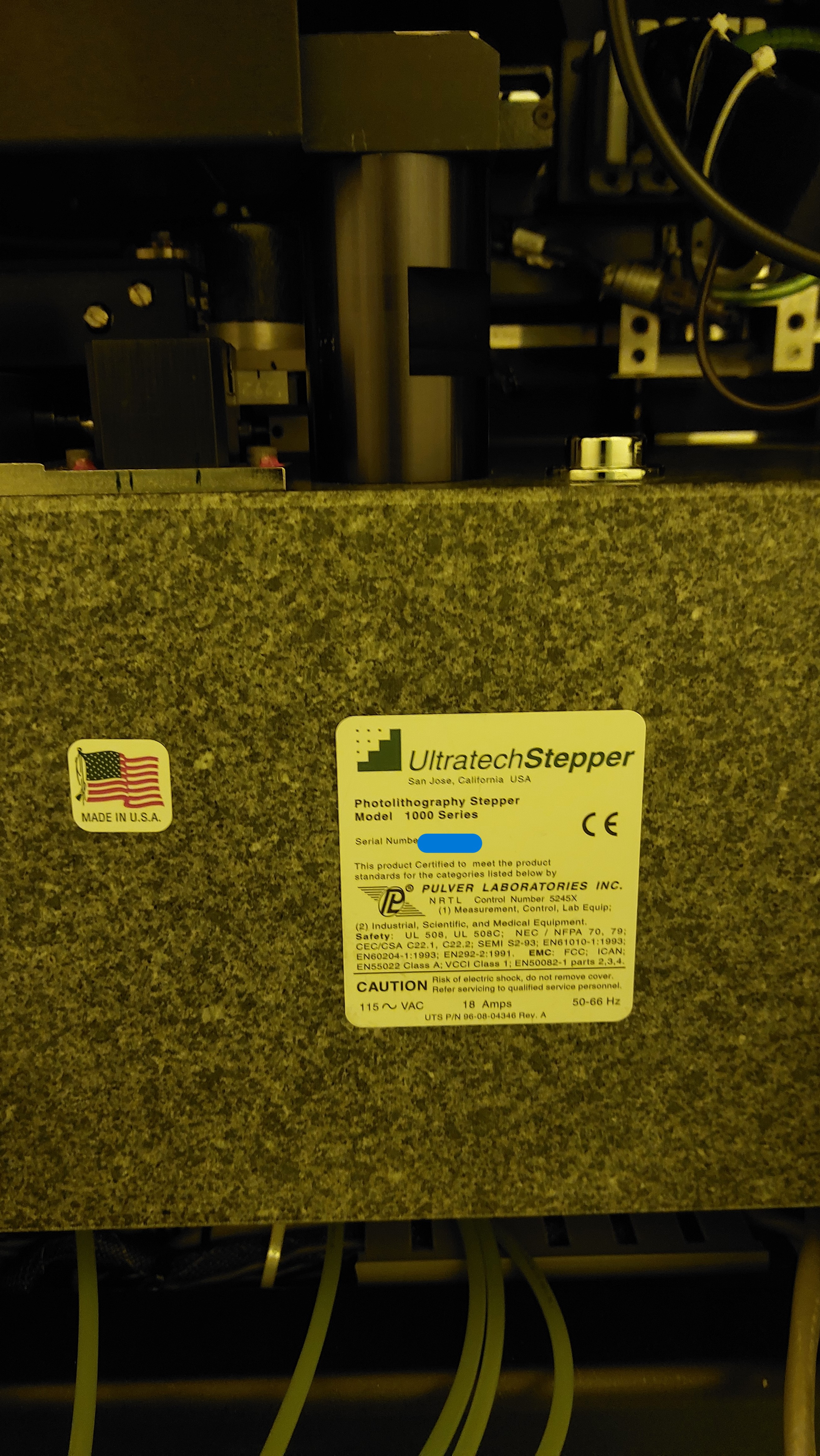 Used Ultratech 1600 Stepper