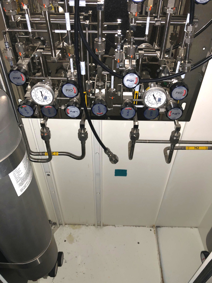 Used Aeronex Cryogenic H2 Gas Cabinet