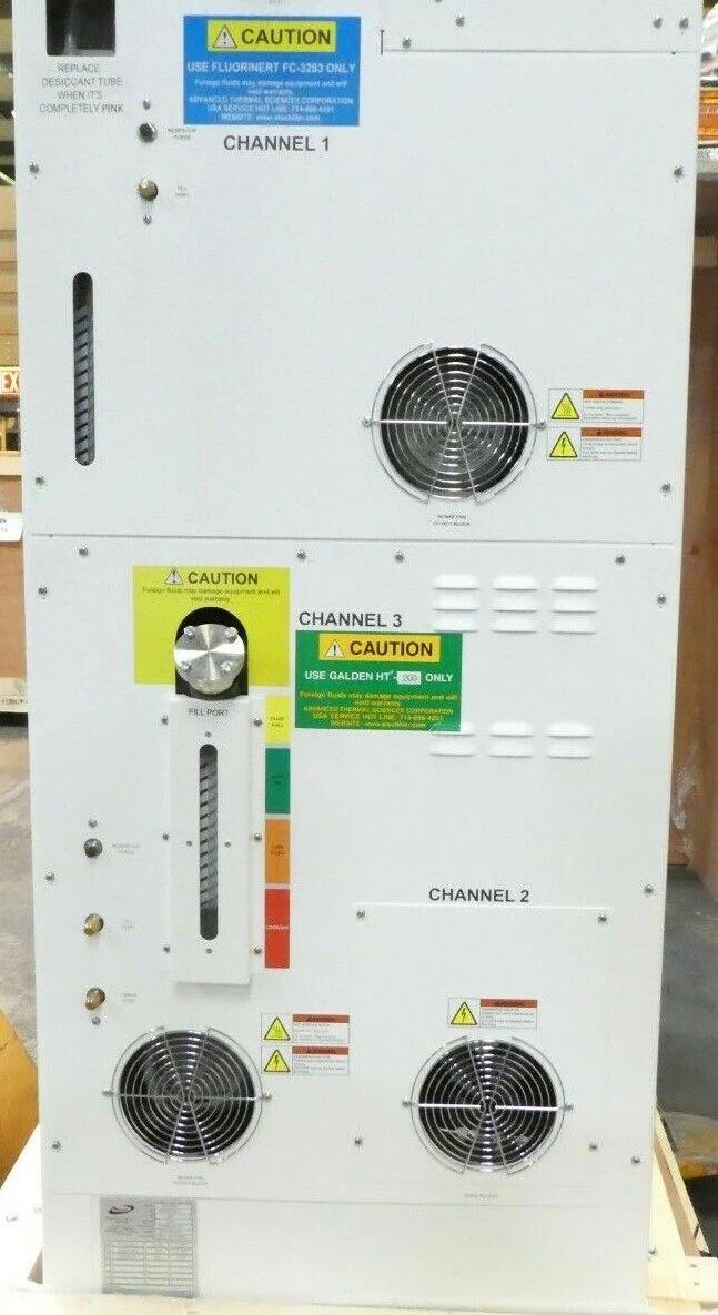 Used 2018 ATS Advanced Thermal Sciences ATS Advanced Thermal Sciences 4092318-001 3-Channel Chiller MPX-44BHH TEL New