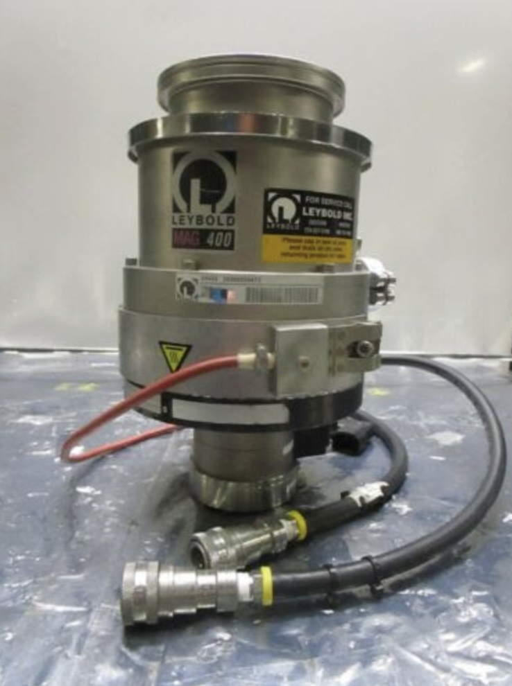 Used Leybold MAG 400 TURBOMOLECULAR PUMP, MAG 410CT