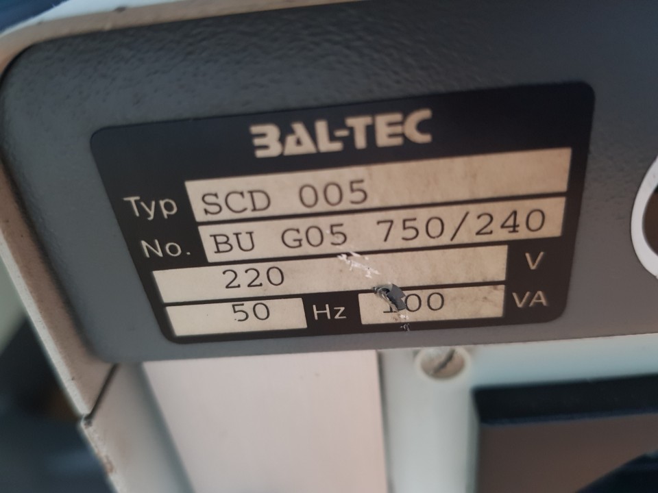 Used BAL-TEC (Gartan) SCD005