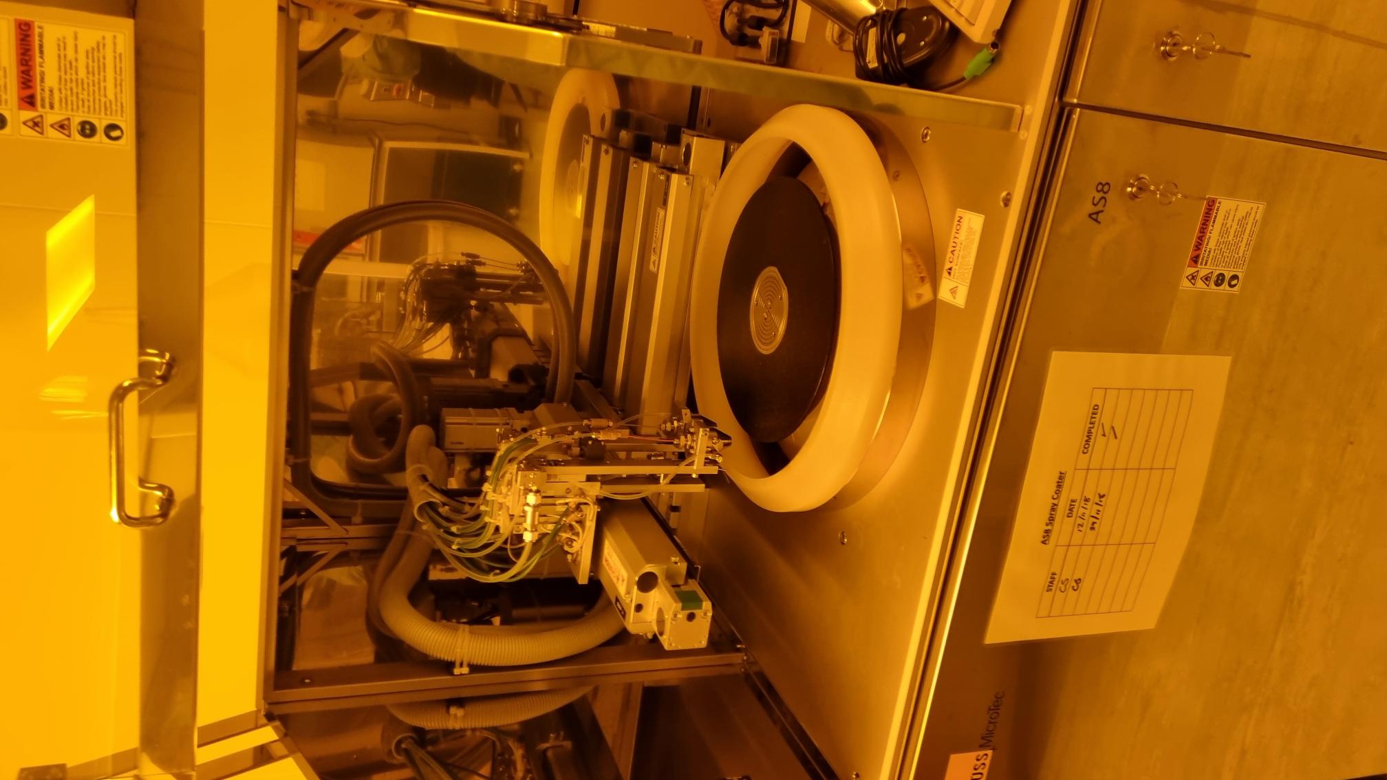 Used 2016 Suss Microtec AS8 Spray Coater