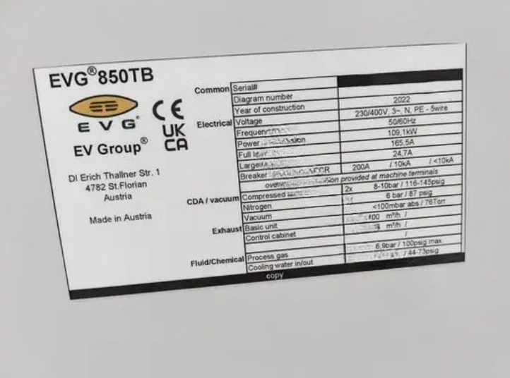 Used 2022 EVG 850TB