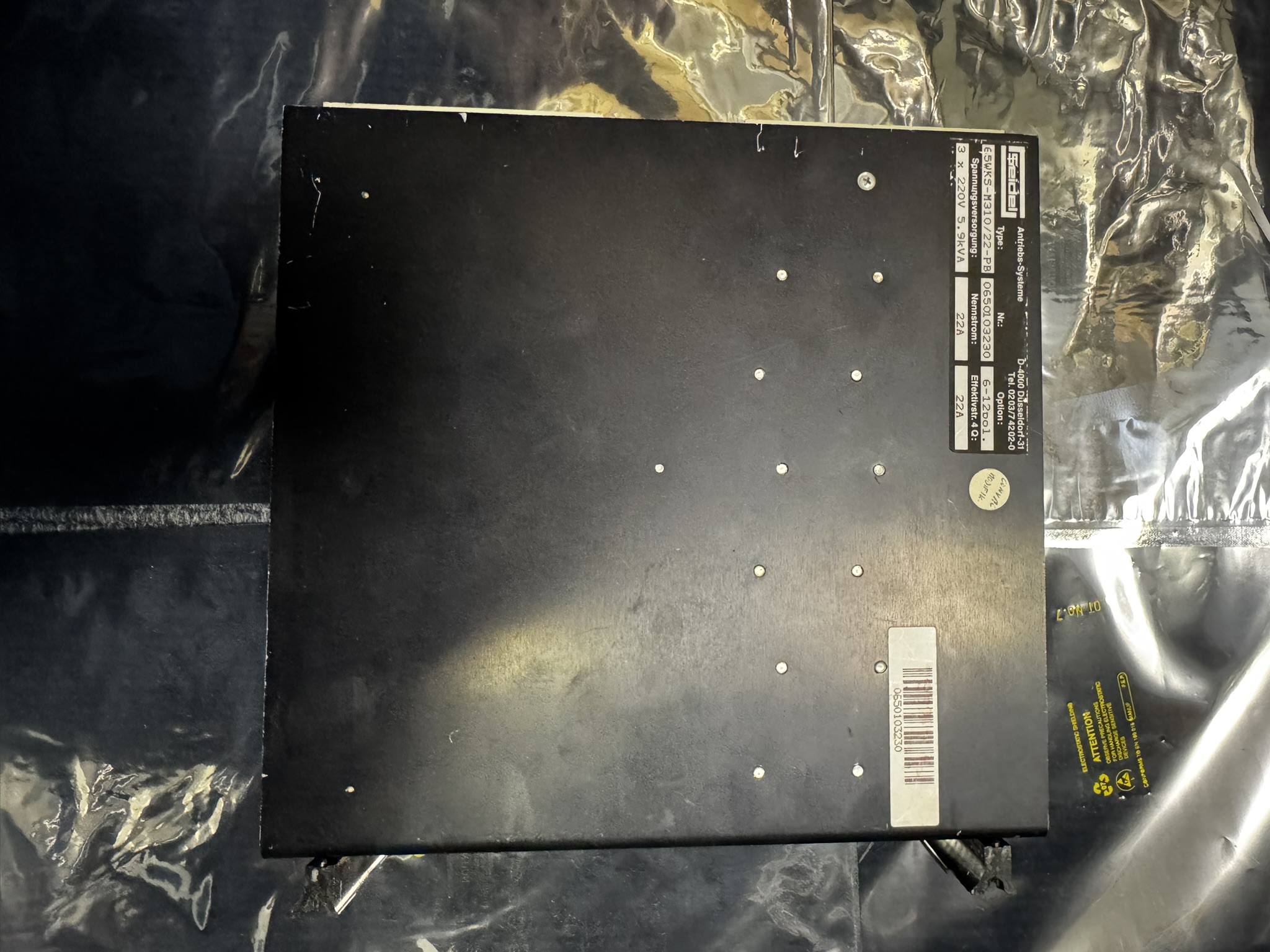 Used Seidel E5WKS-M310/22-PB Servo Drive Module – 3×220V, 22A, from Suss Microtec Falcon Developer