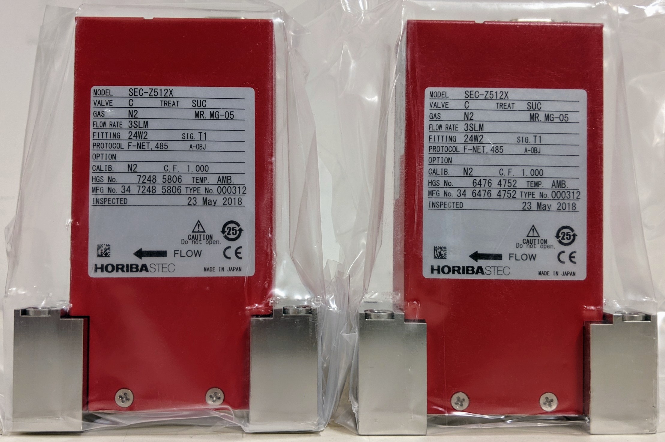 Used HORIBA STEC - (TEL Tokyo Electron) Z500 Digital Mass Flow Device