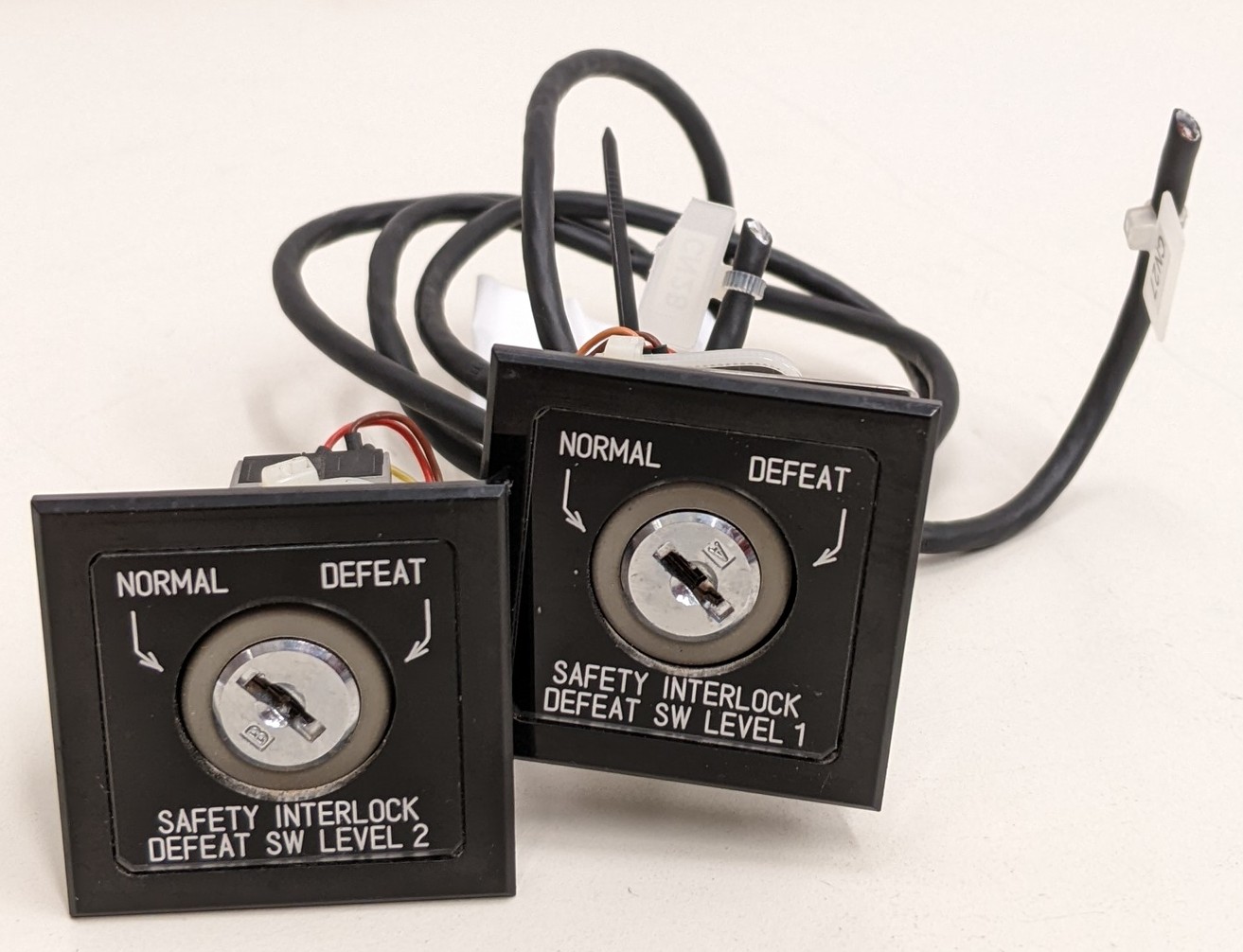 Used TEL Act 8 Part Level 1 / Level 2 Safety Interlock Defeat Switches