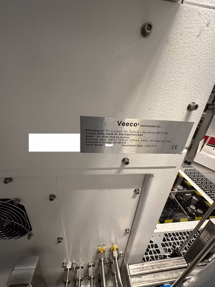 Used Veeco Lancer Ion Beam Etch System