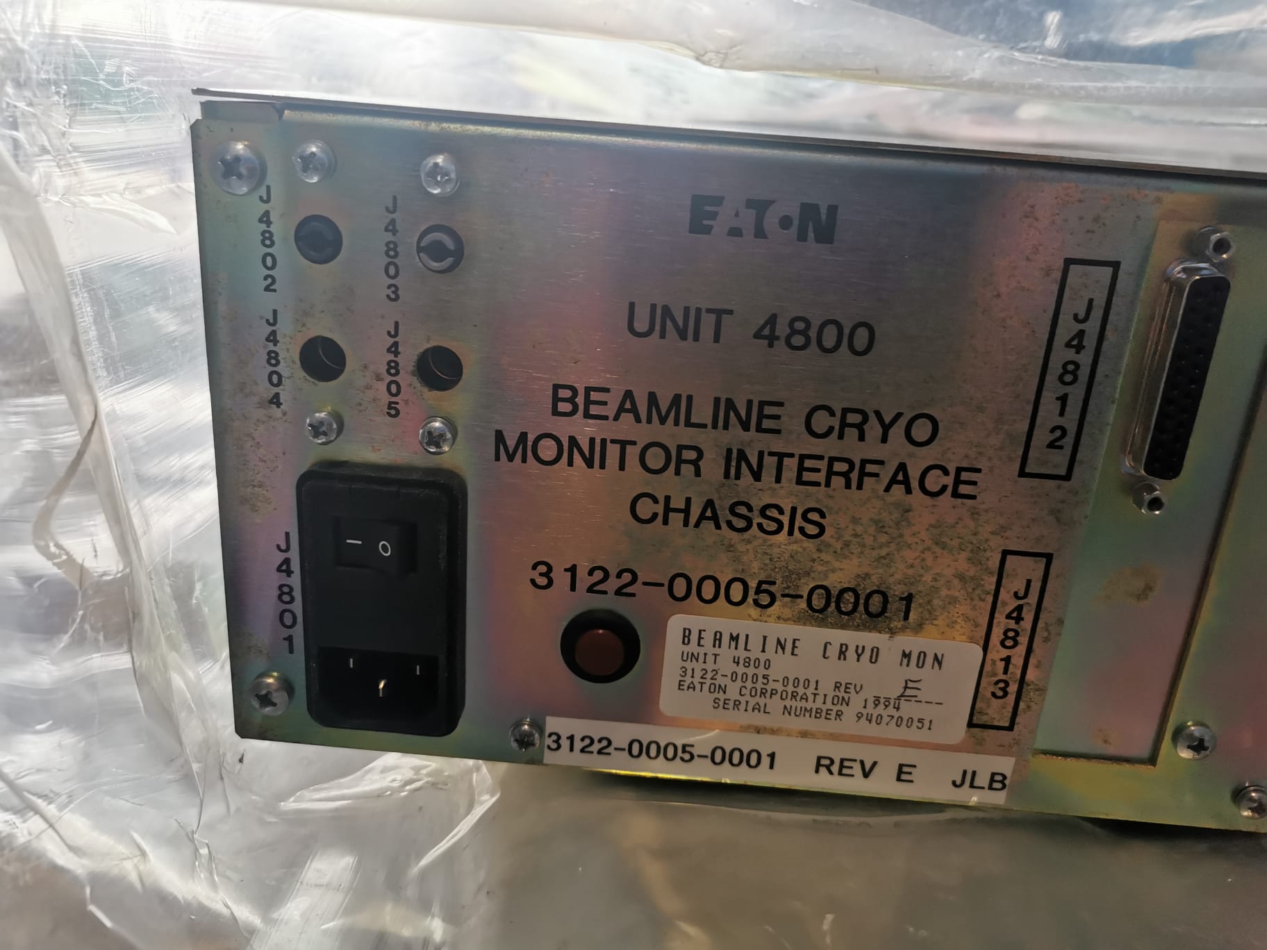 Used Eaton Nova 6200AV Intf cryo Mon Beam