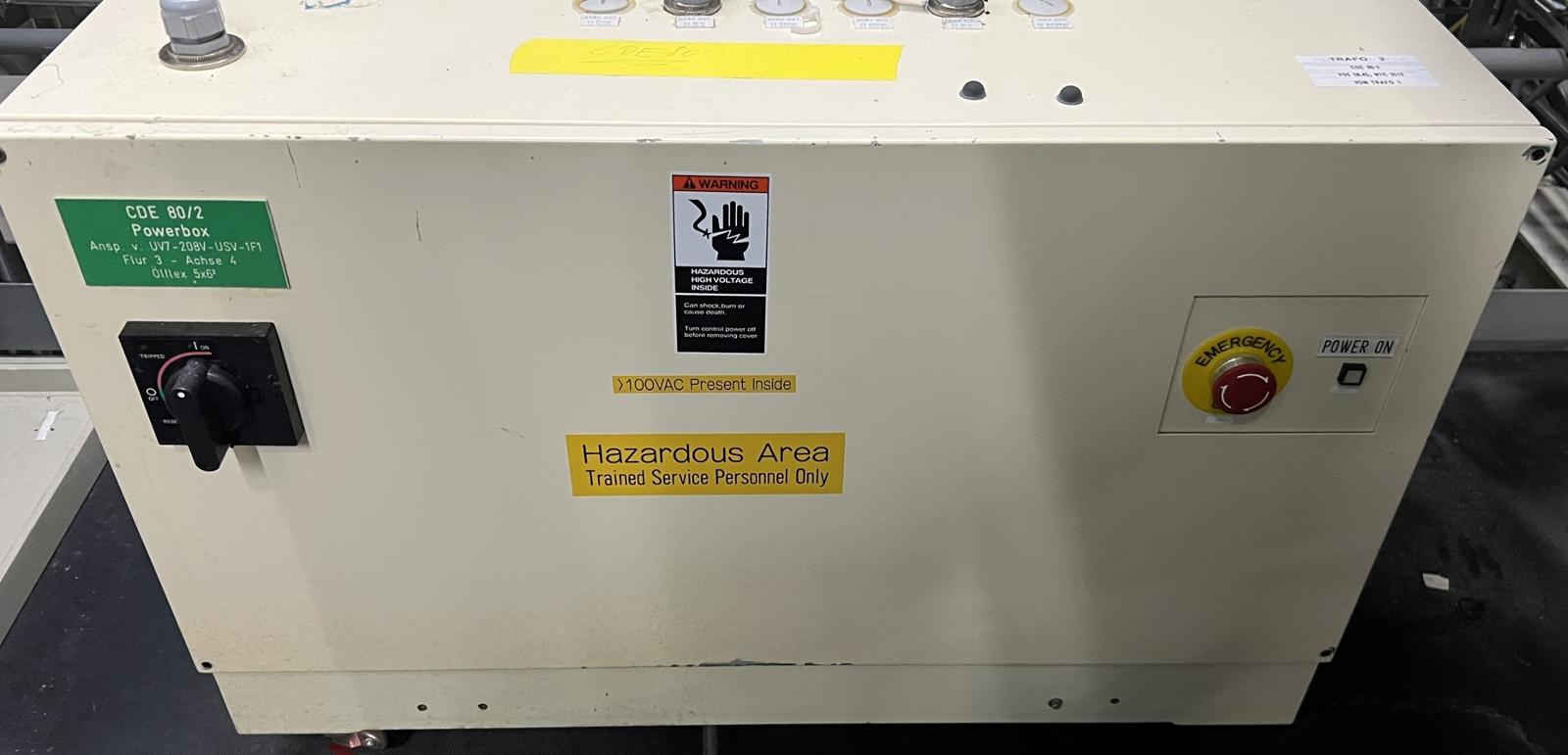 Used 1995 CDE CDE80/2 Plasma Etch