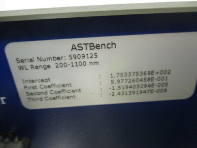 Used Angstrom SE200BM Spectroscopic Ellipsometer w/ ASTBench TFProbe Spectrometer