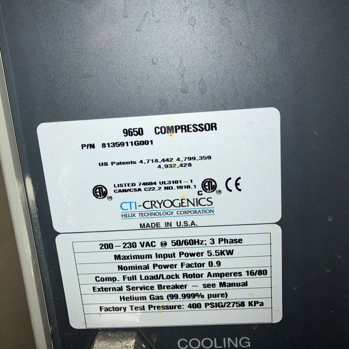 Used 2000 Eaton Nova Axcelis NV GSD 200 EE