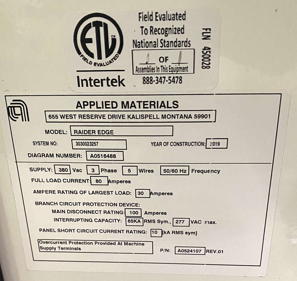 Used 2019 AMAT Raider Edge ECD