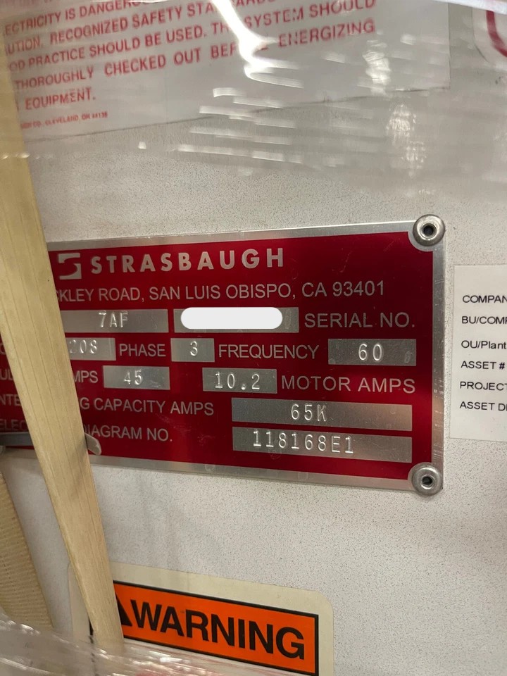 Used Strasbaugh 7AF Grinder