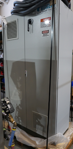 Used 2014 PRIMIX Corp. FILMIX 80 Thin-Film Spin System high-Speed Mixer, Buhler FILMIX 80-50 Control Panel