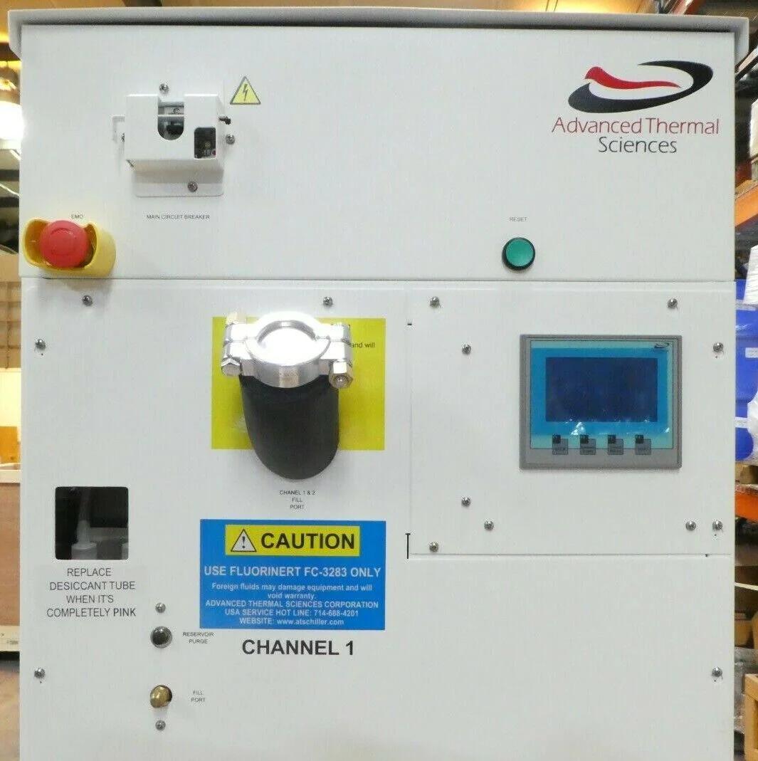 Used 2018 ATS Advanced Thermal Sciences ATS Advanced Thermal Sciences 4092318-001 3-Channel Chiller MPX-44BHH TEL New