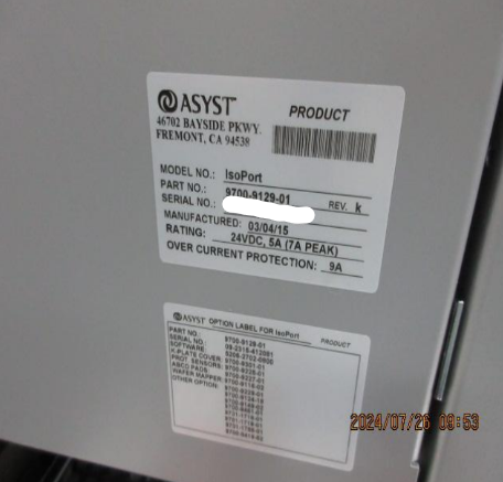 Used 2015 KLA Leica INS3300 IsoPort