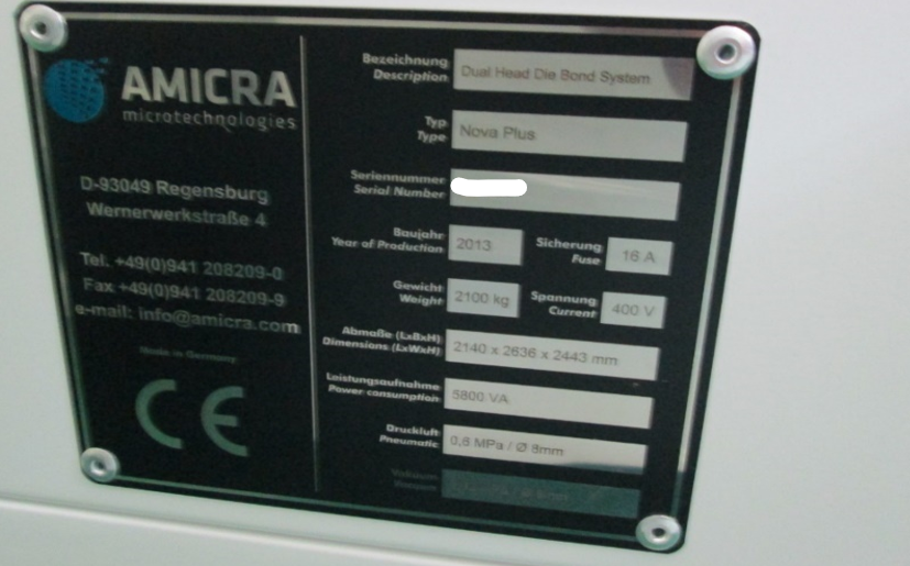 Used ASM Amicra Nova