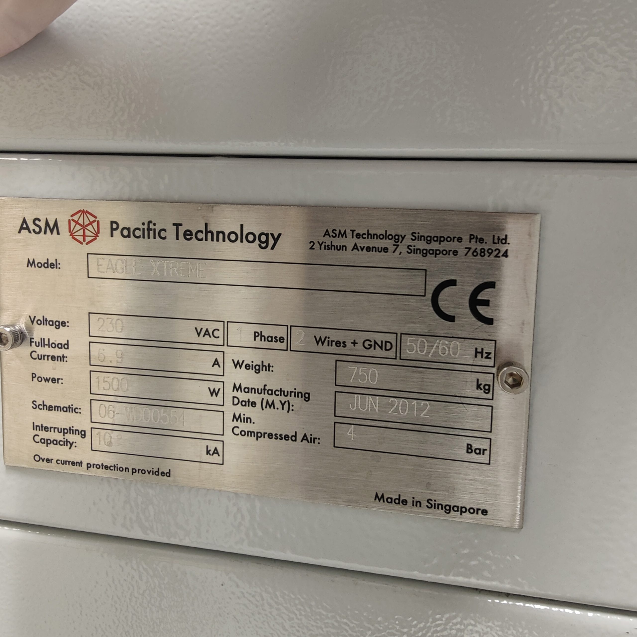 Used 2012 ASM Eagle Xtreme Wire Bonders